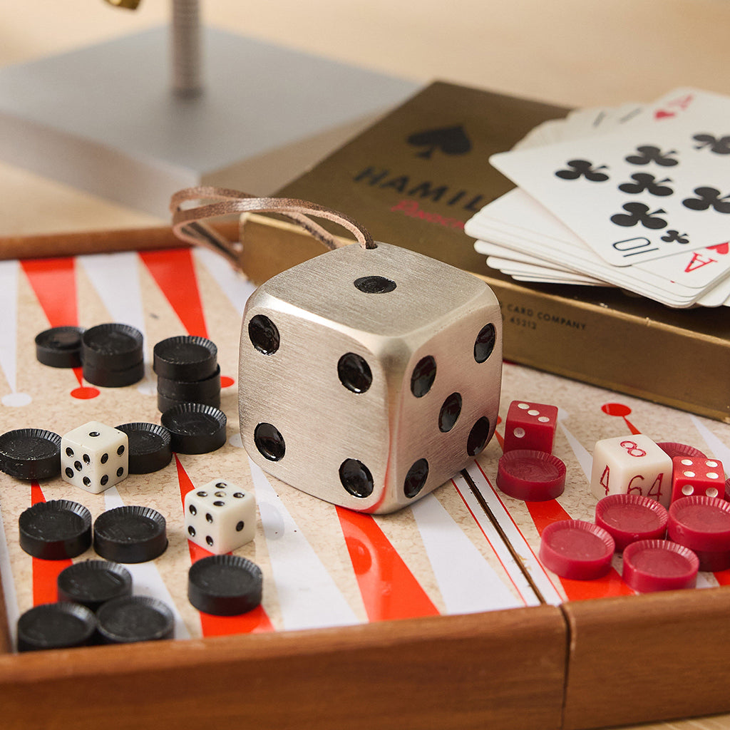 Dice Ornament - Pewter