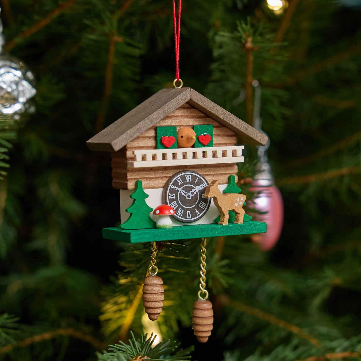 Cuckoo Clock German Wooden Ornament