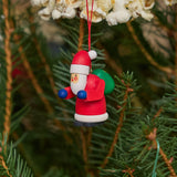 Santa German Wooden Ornament