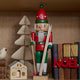 Large German Wooden 14.5" Nutcracker - Skier