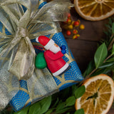 Santa German Wooden Ornament