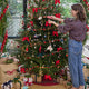 Red Candle Garland Tree Skirt