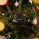 Beaded Black Swan Ornament