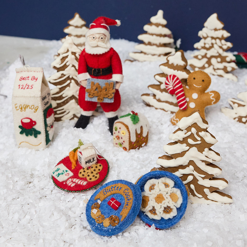 Milk & Cookies for Santa Ornament