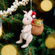Collector's Edition Santa Bunny with Gifts Ornament