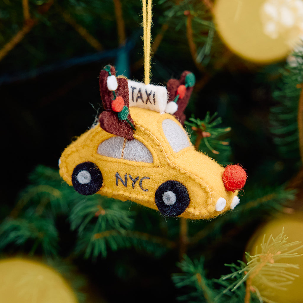 Rudolph Taxi Ornament