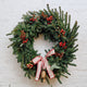 Festive Metal Bell with Embroidered Ribbon