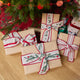 Embroidered Linen Ribbons - Set of 4
