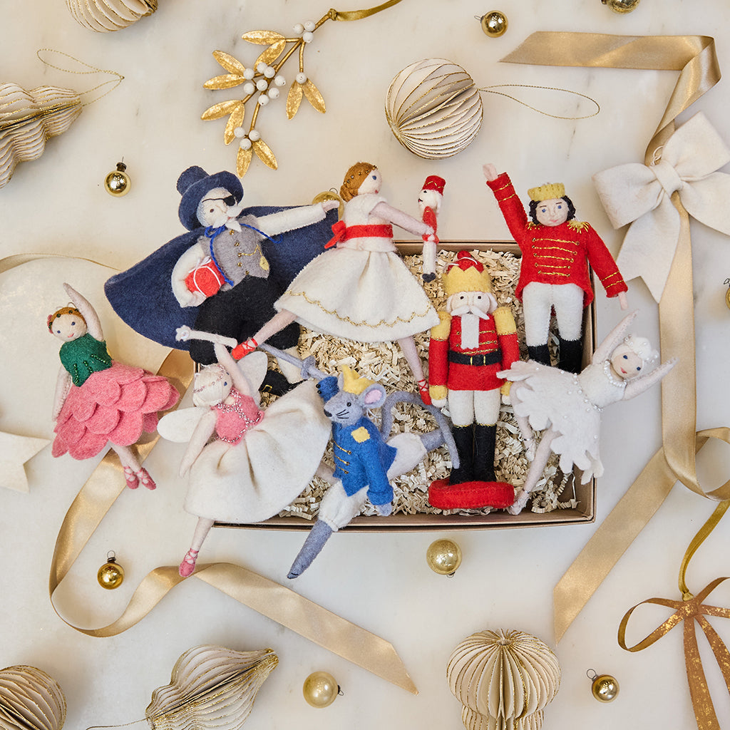 Handmade Nutcracker Ballet Gift Box Set - Light