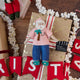 LA Santa Ornament