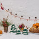 Santa with Reindeer Garland