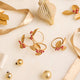 Holly Metal Napkin Rings - Set of 4