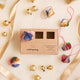Multicolor Honeycomb Paper Mini Ornaments - Set of 6