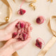 Pink Honeycomb Paper Mini Ornaments - Set of 6