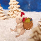 Collector's Edition Santa Bunny with Gifts Ornament