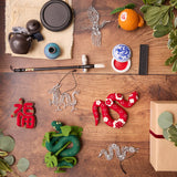 Crane Metal Ornament & Card