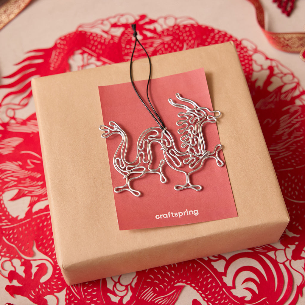 Dragon Metal Ornament & Card