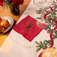 Red Holly Cocktail Napkins - Set of 4
