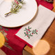 Natural Holly Linen Napkins - Set of 4