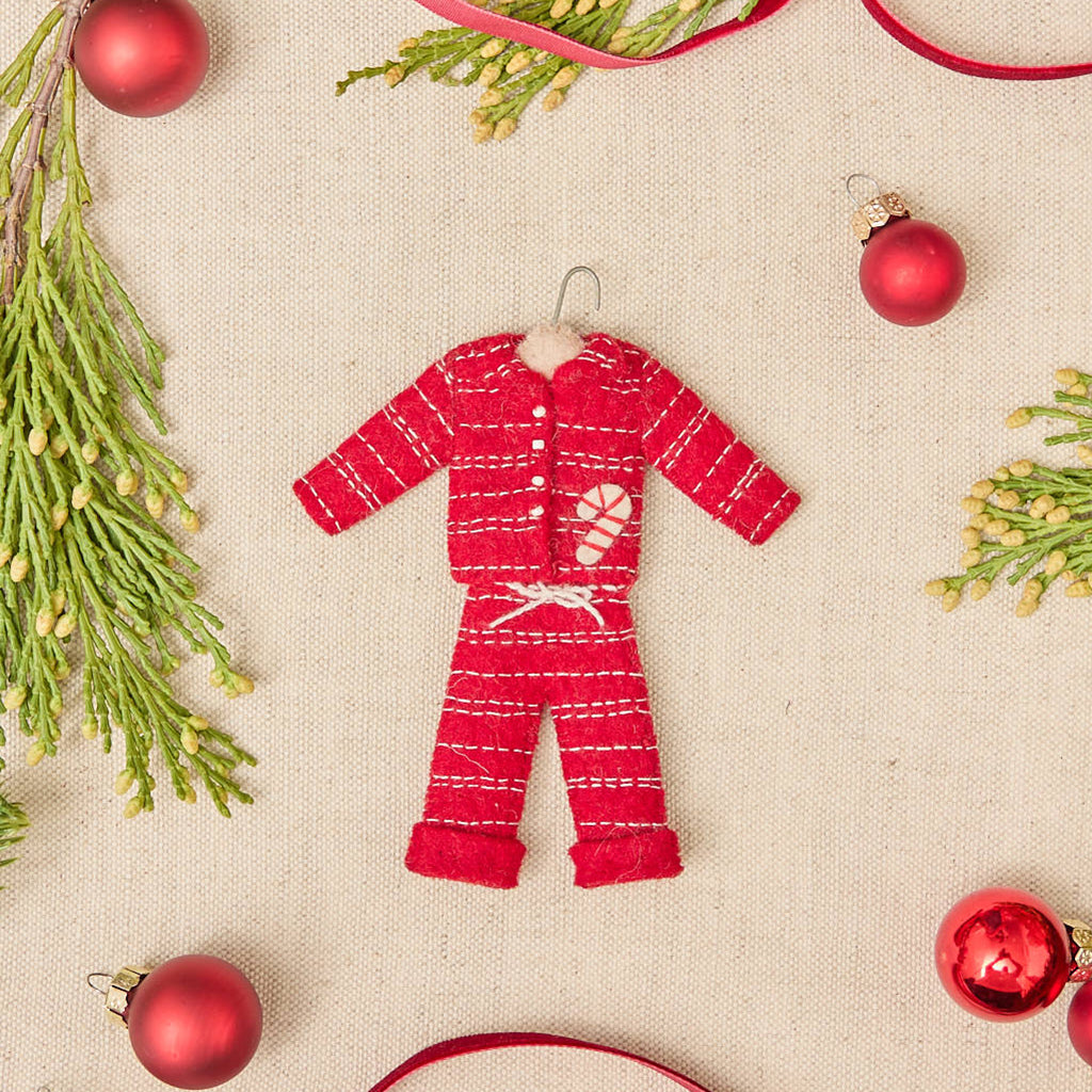 Striped Pajamas Ornament