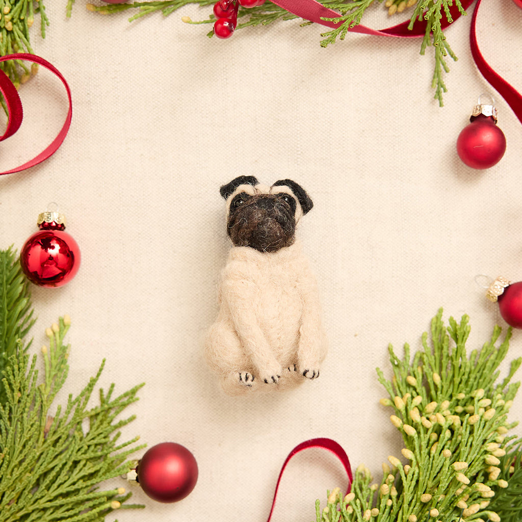 Pug Ornament