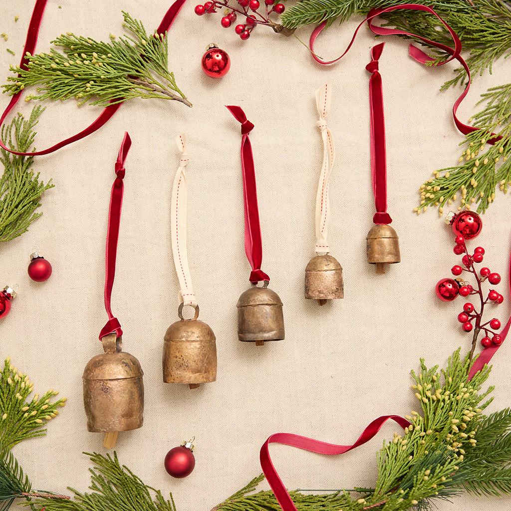 Handmade Copper Bells - Set of 5