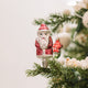 Santa German Glass Clip-On Ornament