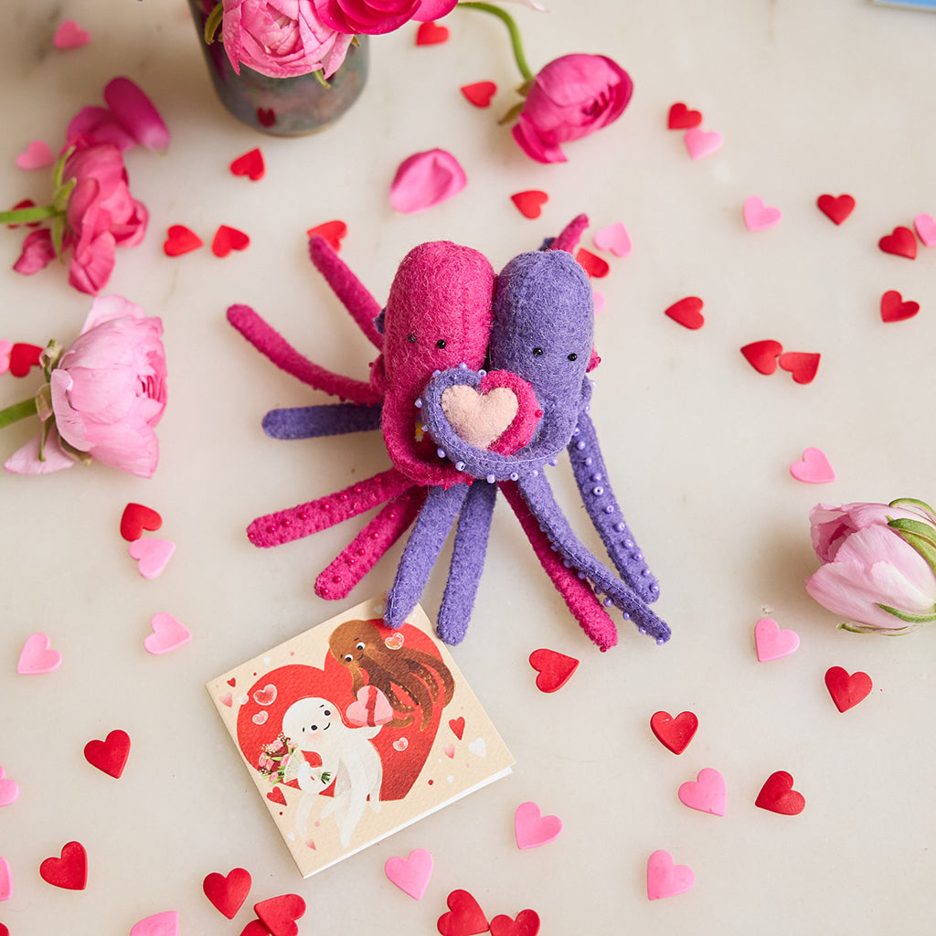 Valentine Animals Mini Cards - Set of 6