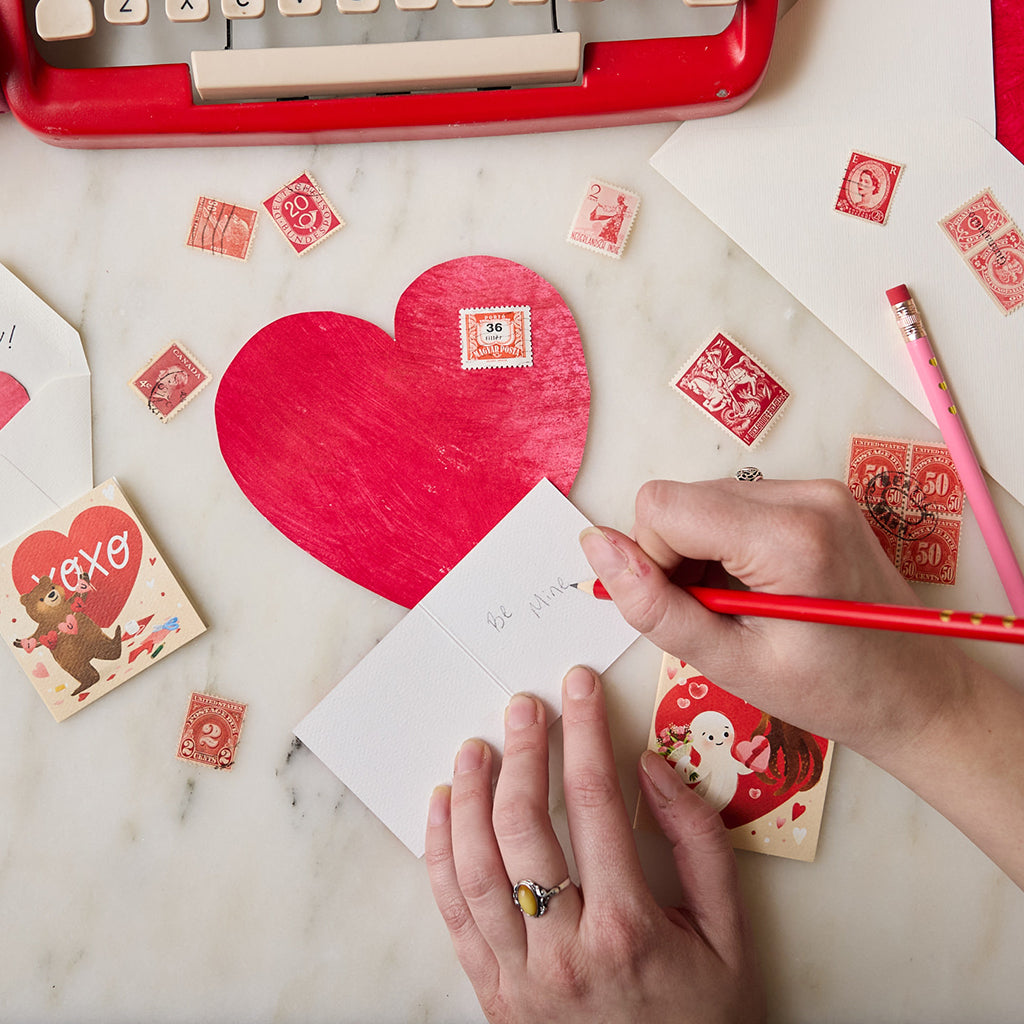 Valentine Animals Mini Cards - Set of 6