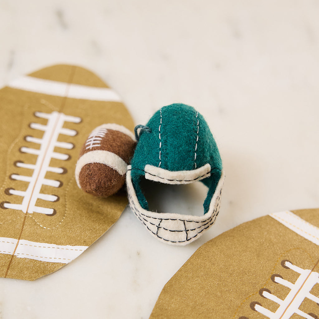felt football helmet Football Helmet Ornament – Felt Sports Holiday Décor