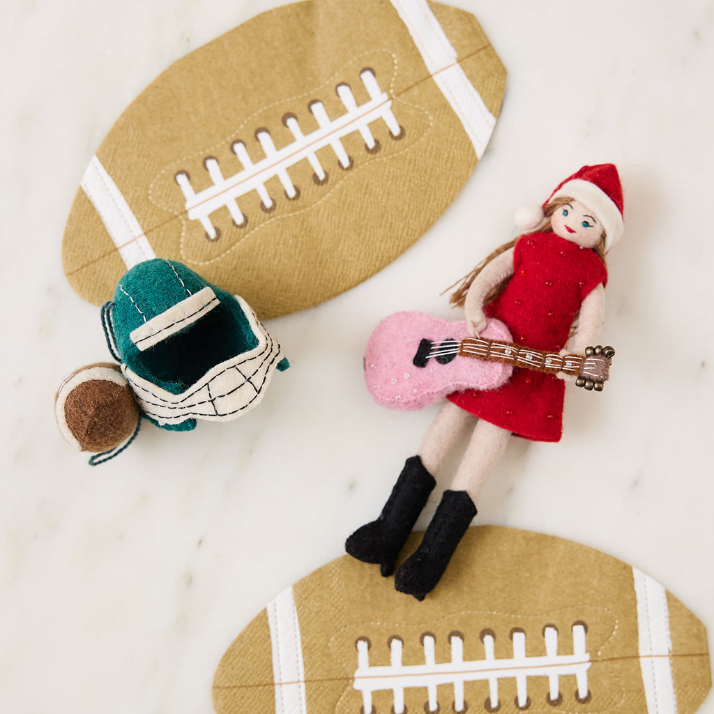 felt football helmet Football Helmet Ornament – Felt Sports Holiday Décor