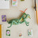 Graceful Praying Mantis ornament crafted from felted wool with sculpted limbs, shimmering beaded eyes, and prayerful forelegs—symbolizing balance in nature