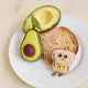 Playful avocado ornament for seasonal kitchen or garden-inspired decorations