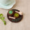 Handcrafted felt Matcha Tea Set ornament featuring matcha bowl, bamboo whisk, and embroidered green tea details, ethically made by artisans.