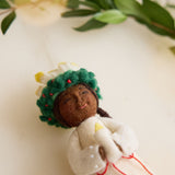 Santa Lucia Ornament - Deep Brown