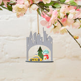 New York City Sightseeing Wood Ornament