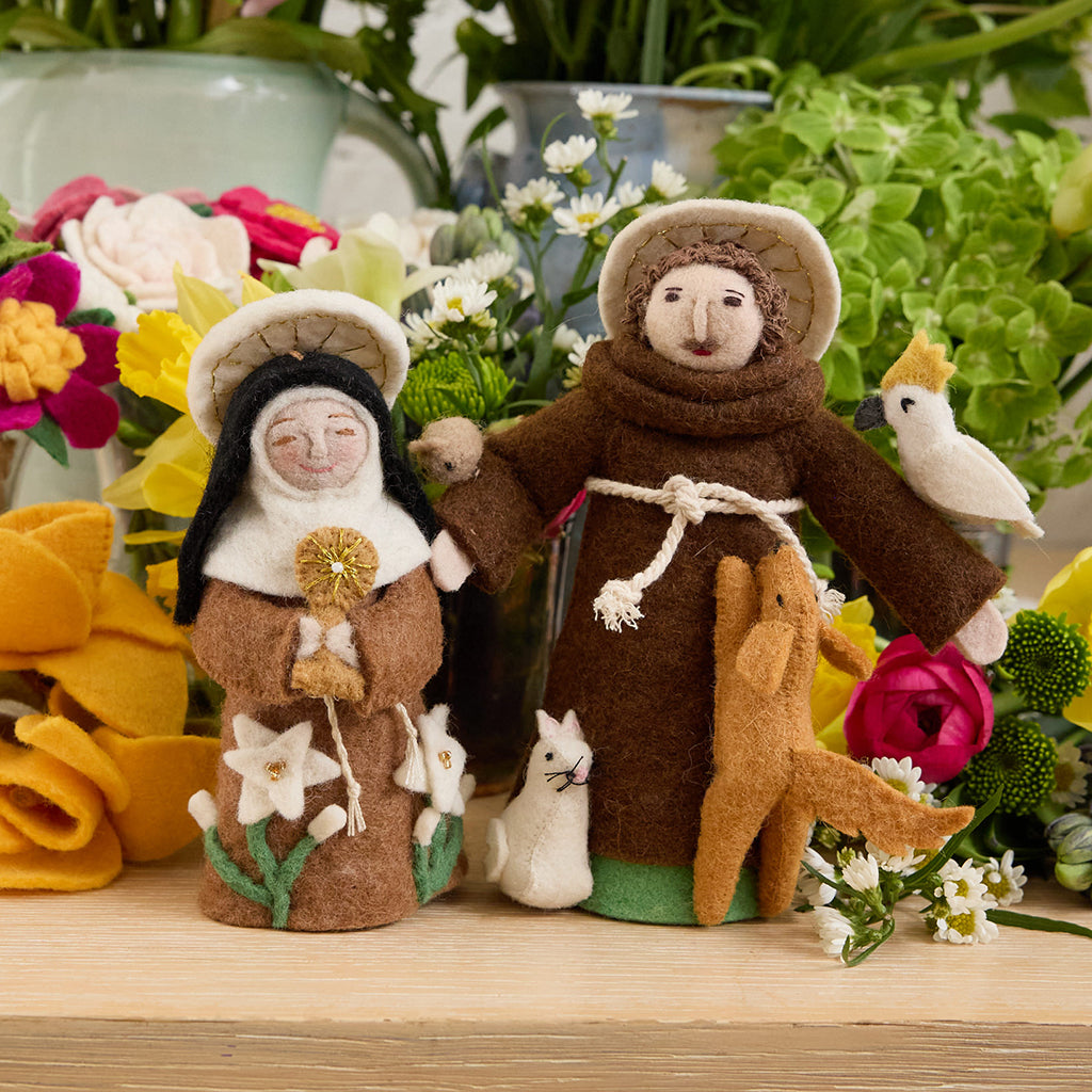 Bundle: The Saints of Assisi - Saint Francis with Pets & Saint Clare
