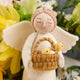  Felted wool angel with chicks – a perfect gift for baptisms, confirmations, or seasonal Christian celebrations.