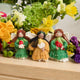 Woodland Fairy with Cardinal Ornament