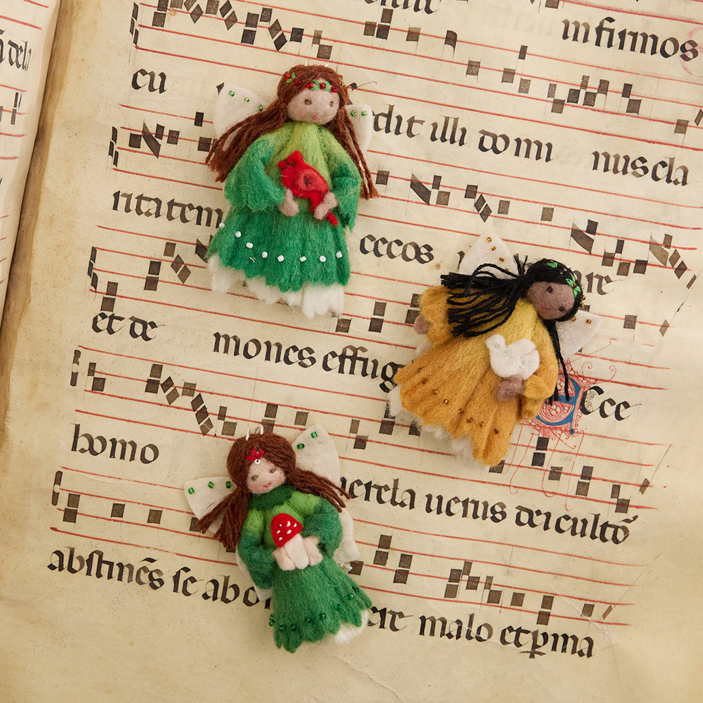 Bundle: Woodland Fairies Ornaments - Set of 3