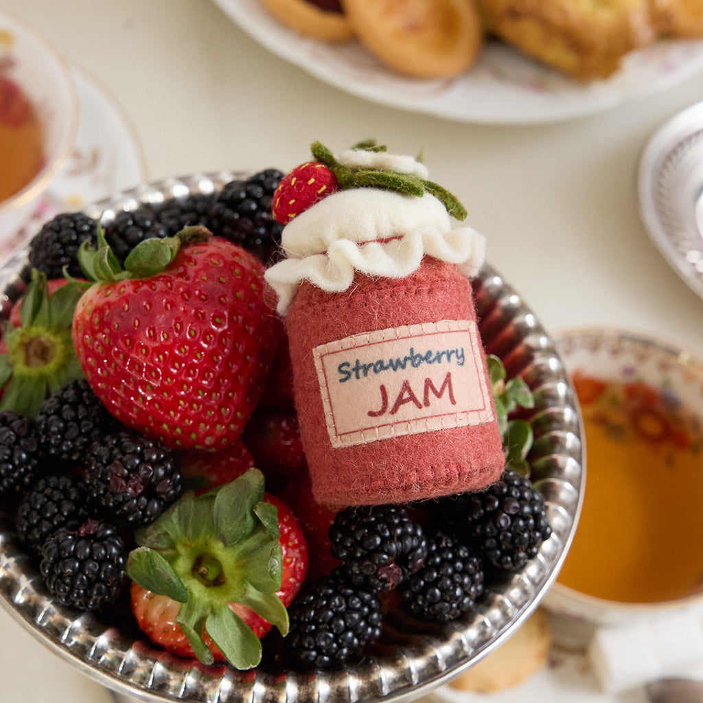 heart felt strawberry gift 5種キーホルダー Strawberry Jam Ornament – Handmade Fruit-Inspired Holiday Charm