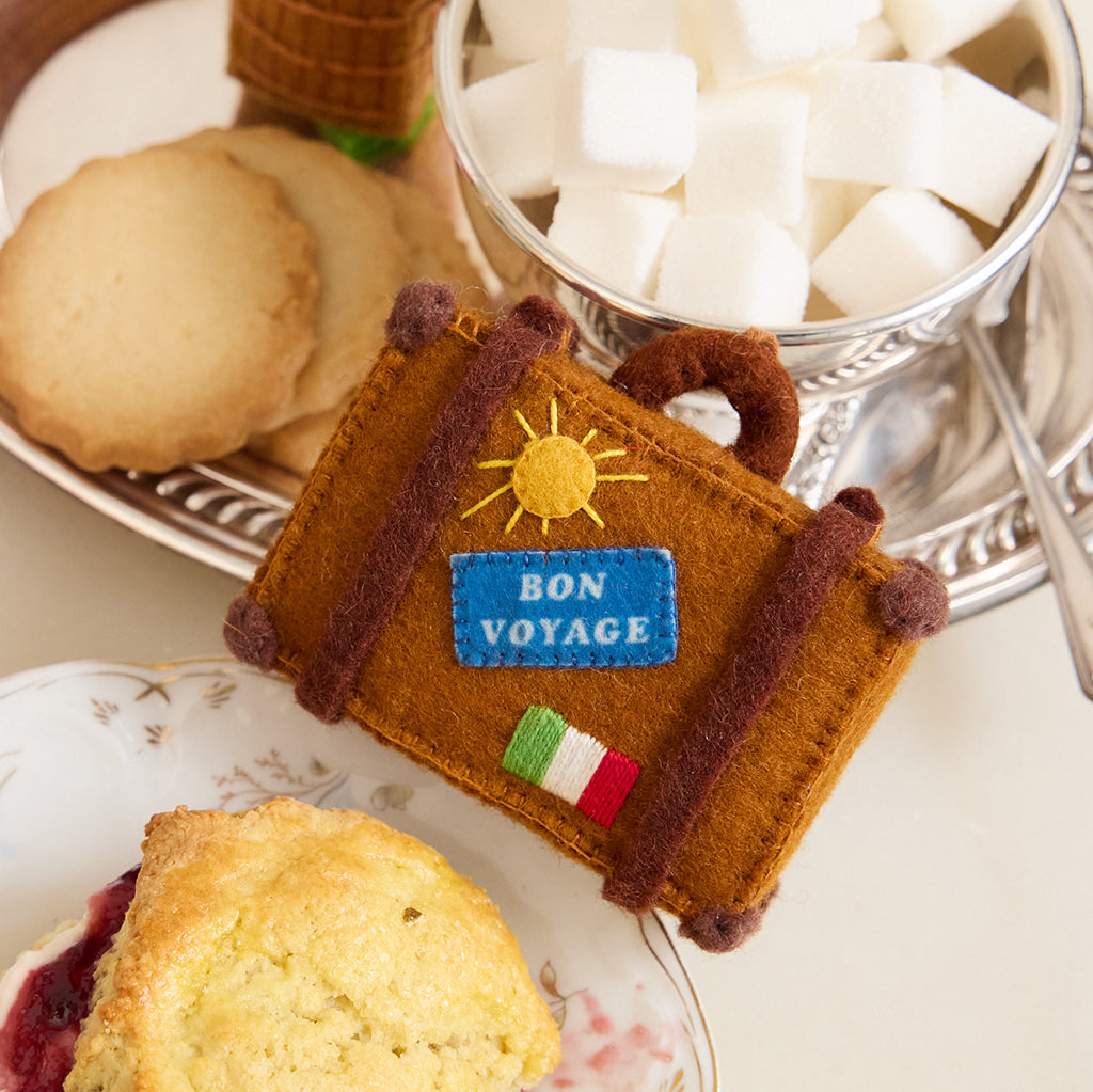 Wanderlust Suitcase Ornament