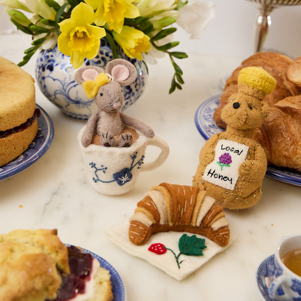 Bundle: Children's Tea Party Ornaments - Set of 3