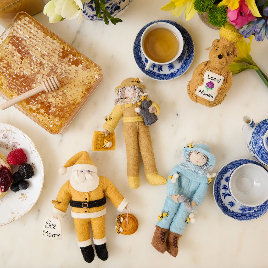 Bundle: Honey Sweet Beekeepers Ornaments - Set of 4
