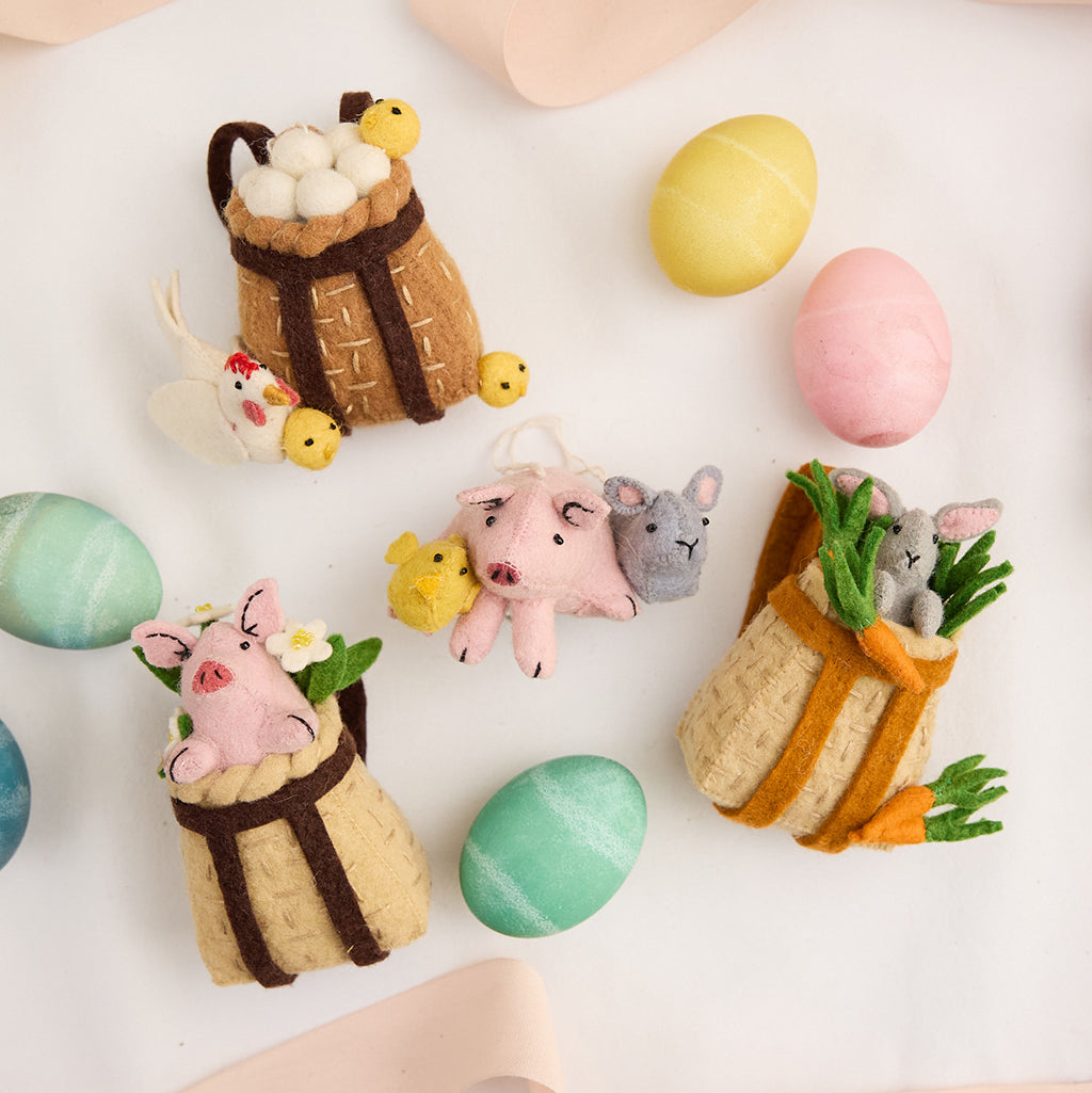 Bundle: Spring on the Farm Ornaments - Set of 4