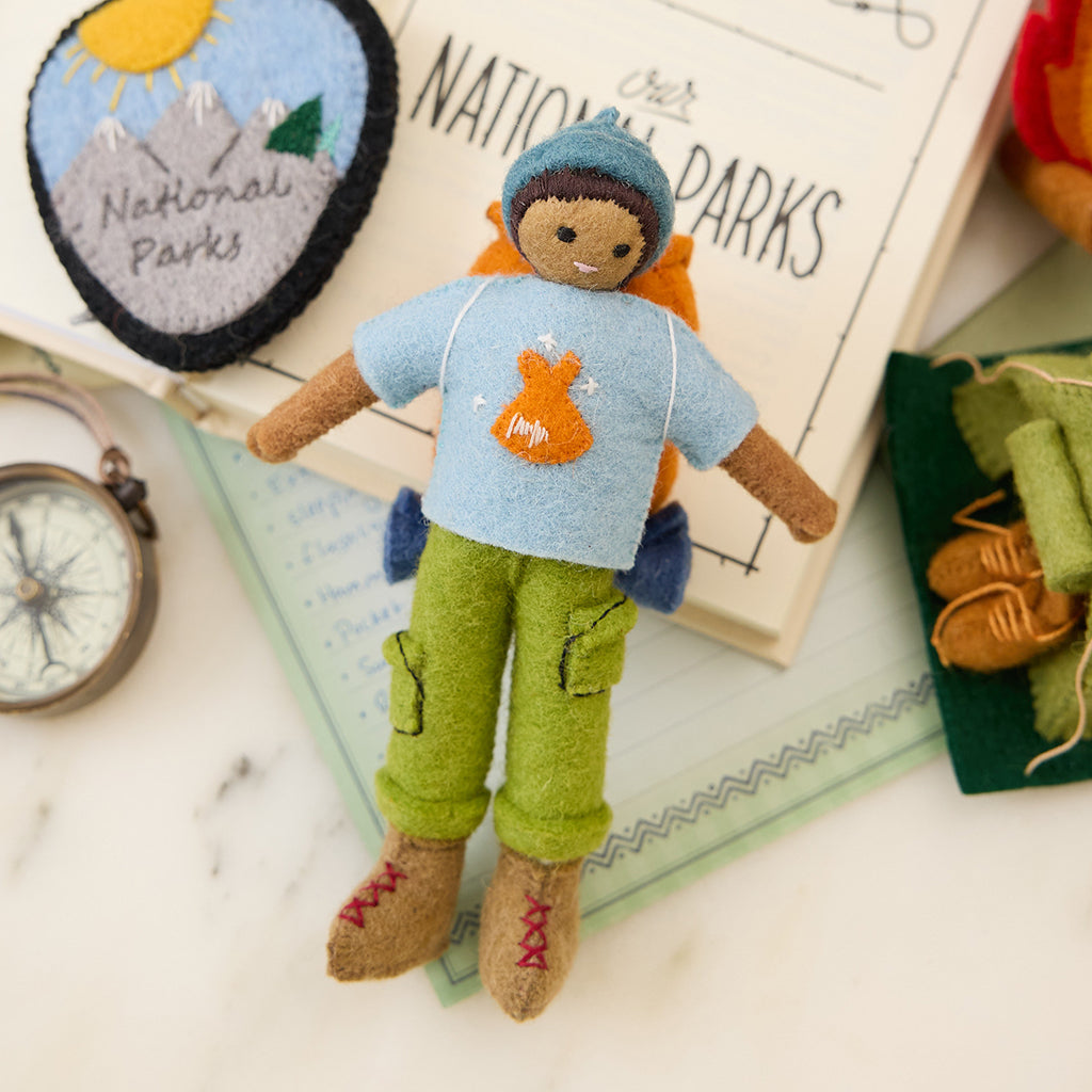 Camping To Connect - Hiker Ornament