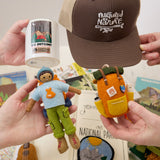 Camping To Connect - Hiker Ornament