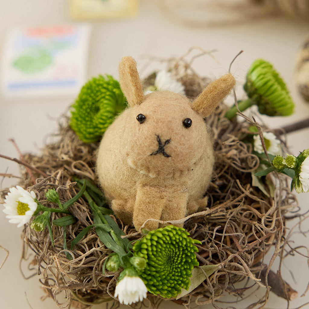 Hand Felted Little Brown American Pika Ornament – Craftspring