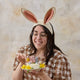 Vintage-Style Bunny Ears Headband