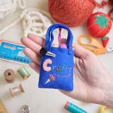 Crafty Knitting Bag Ornament